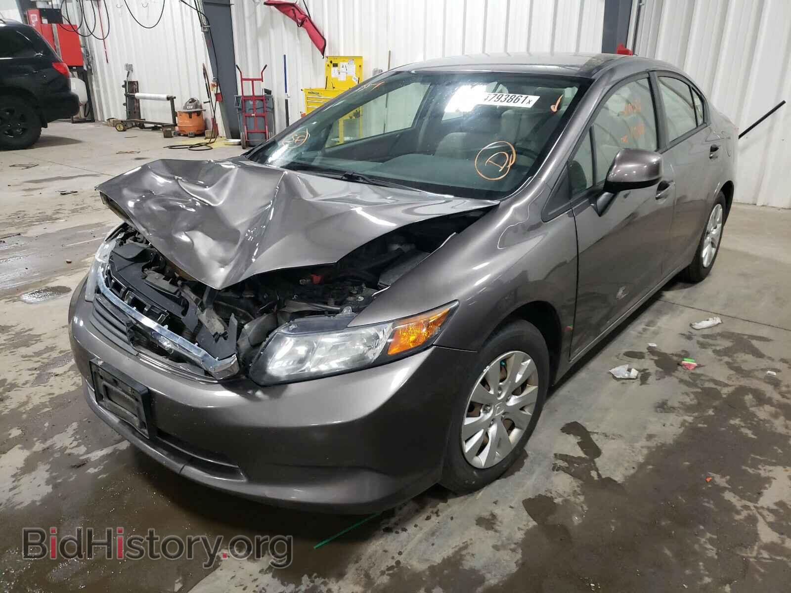 2012 HONDA CIVIC - VIN: 19XFB2F50CE078339 - Фото 2
