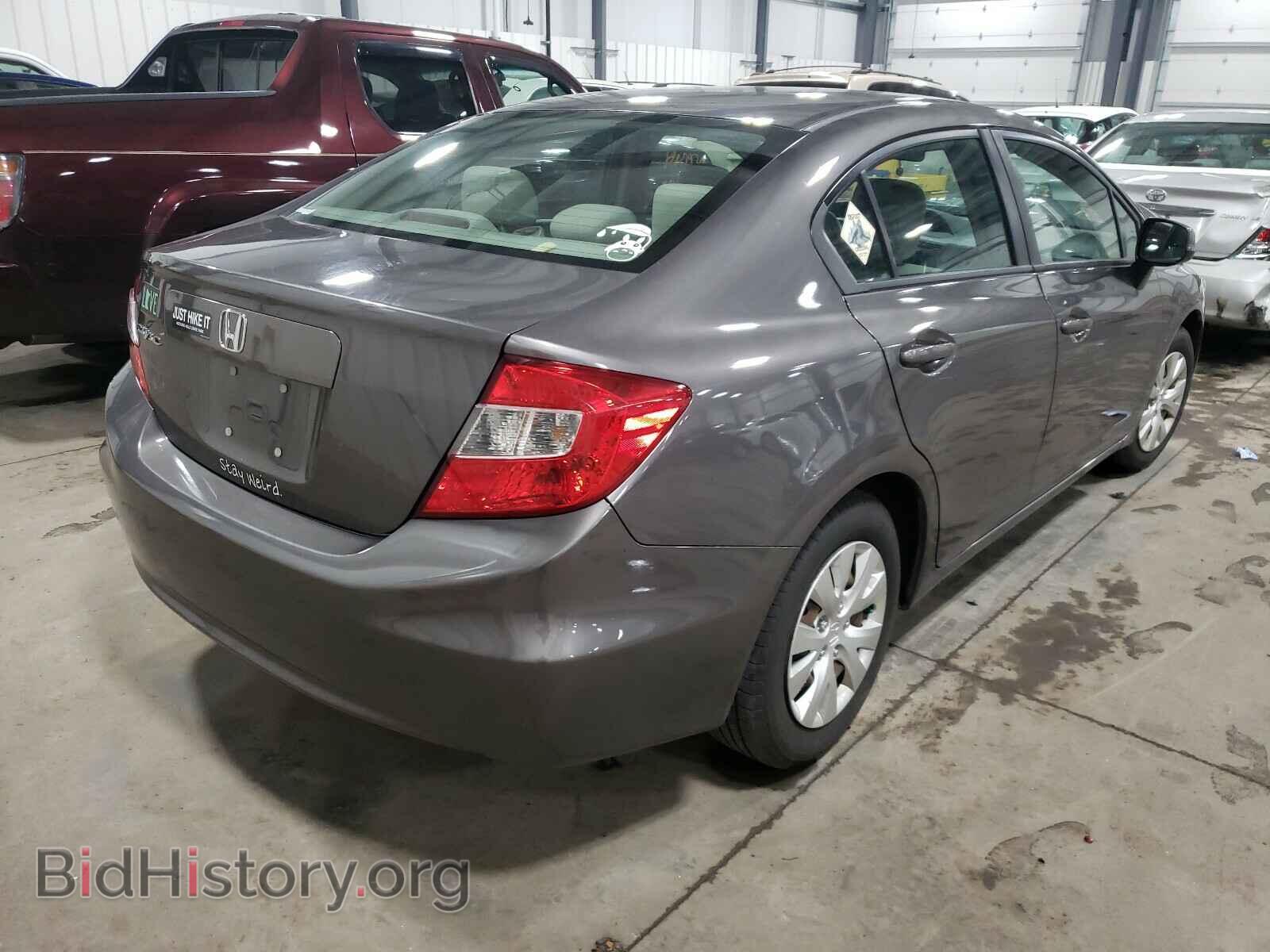 2012 HONDA CIVIC - VIN: 19XFB2F50CE078339 - Фото 4