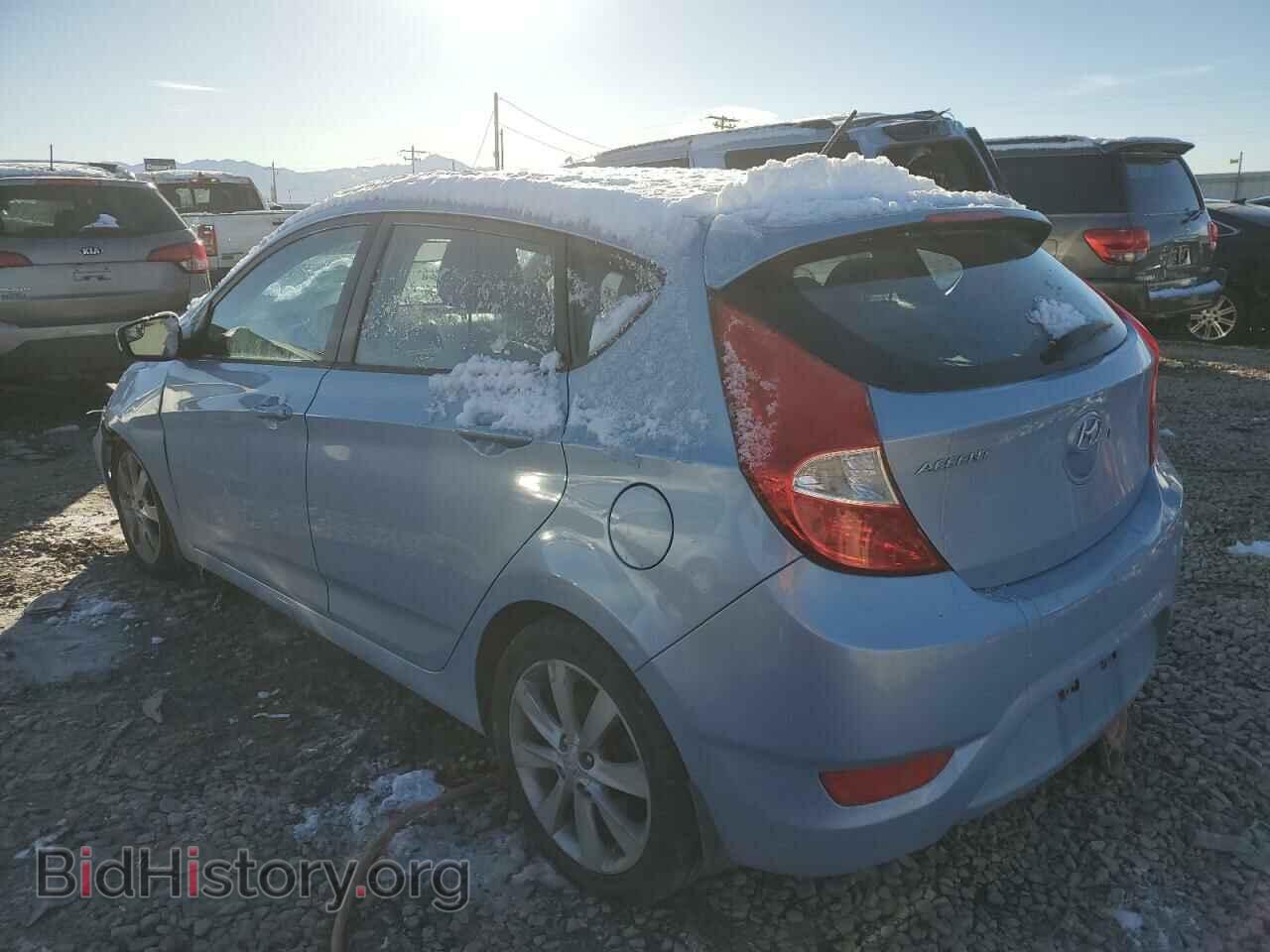 2014 HYUNDAI ACCENT - VIN: KMHCU5AE4EU186792 - Фото 2