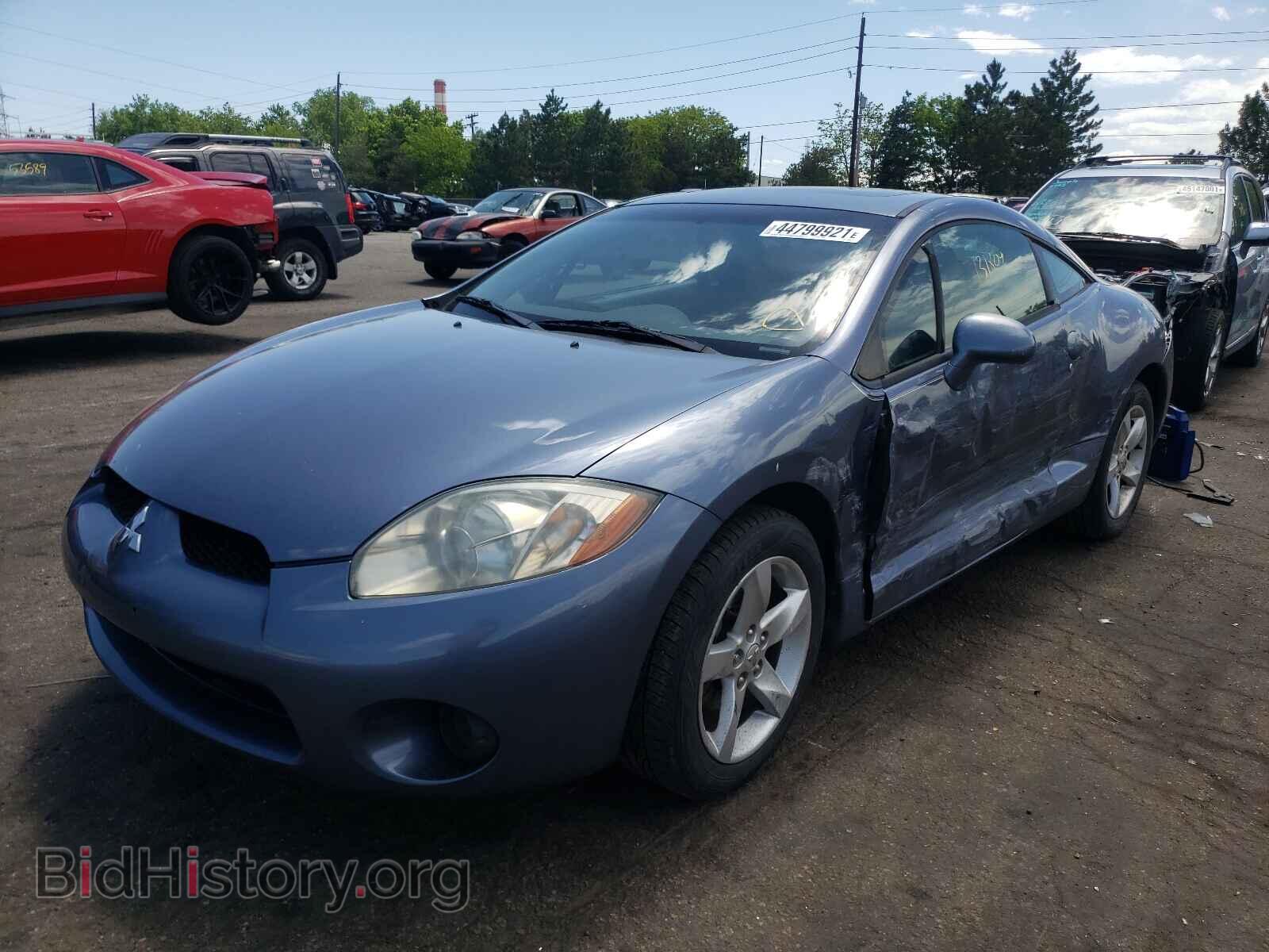 2007 MITSUBISHI ECLIPSE - VIN: 4A3AK24F67E028646 - Фото 2