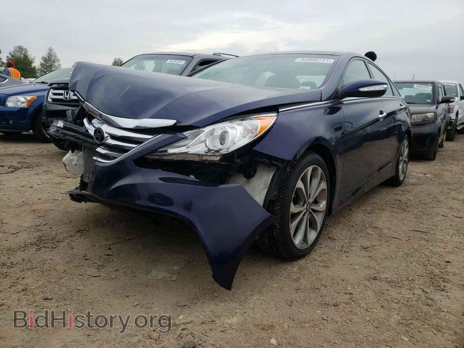 2014 HYUNDAI SONATA - VIN: 5NPEC4ABXEH818608 - Фото 2