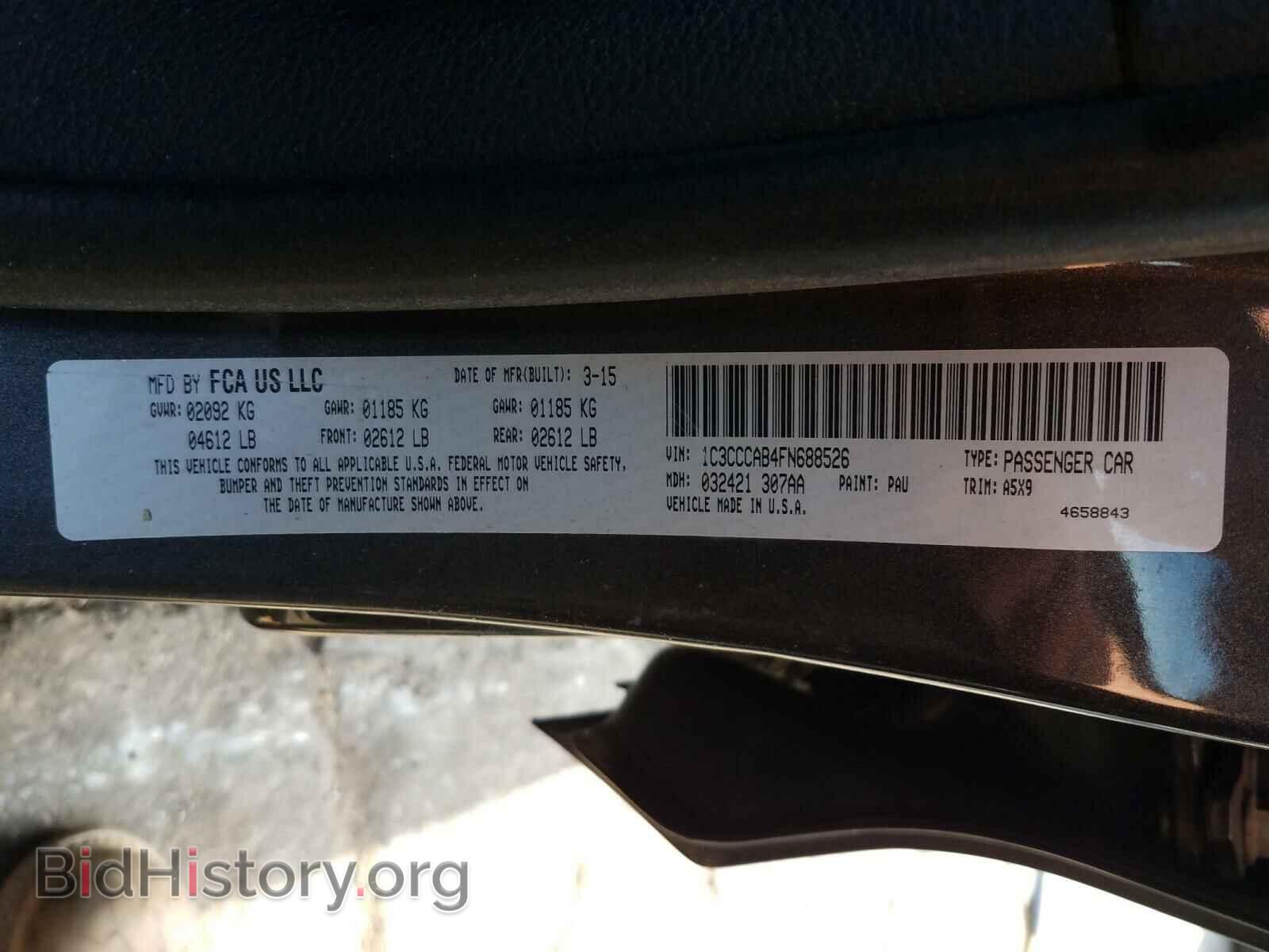 2015 CHRYSLER 200 - VIN: 1C3CCCAB4FN688526 - Photo 10
