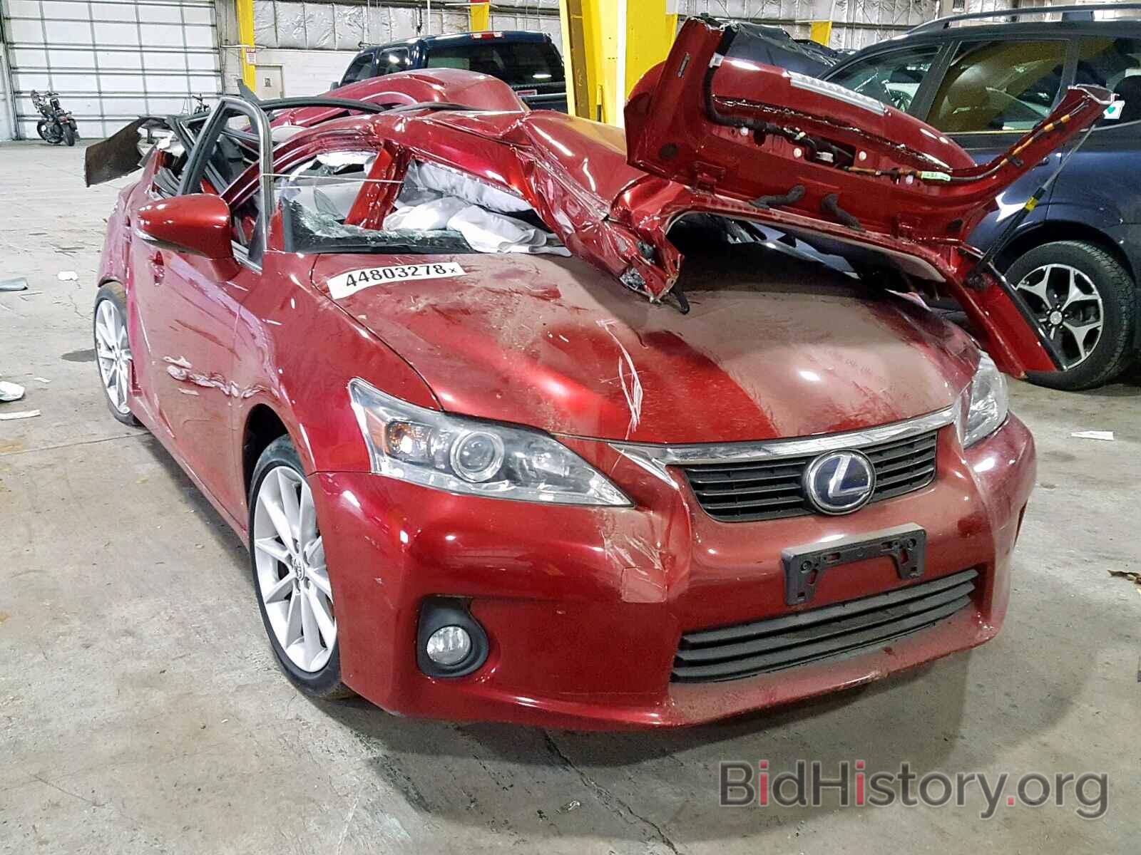 Фотография JTHKD5BH3D2136130 - LEXUS CT 200 2013