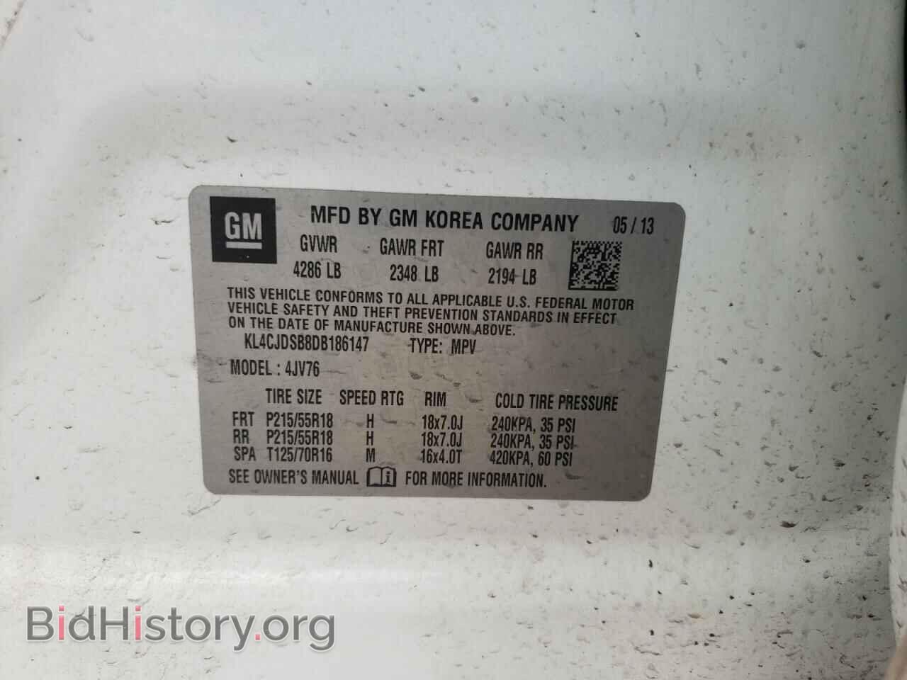 2013 BUICK ENCORE - VIN: KL4CJDSB8DB186147 - Photo 10