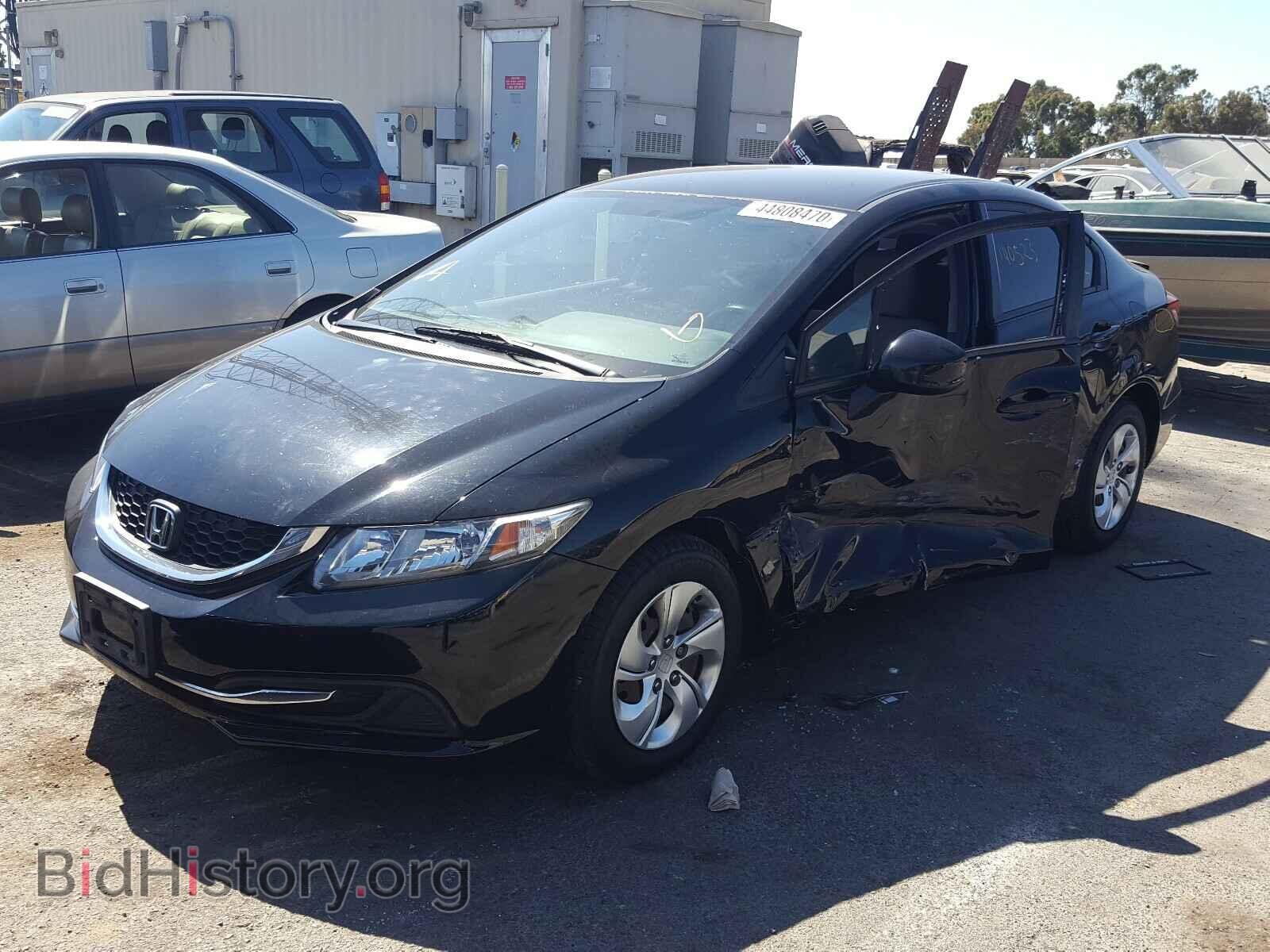 2013 HONDA CIVIC - VIN: 19XFB2F5XDE278307 - Фото 2
