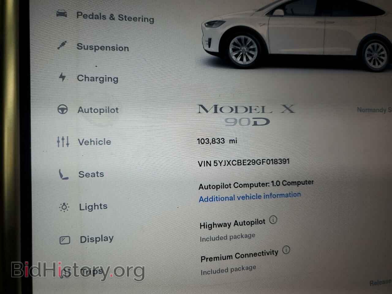 2016 TESLA MODEL X - VIN: 5YJXCBE29GF018391 - Фото 9