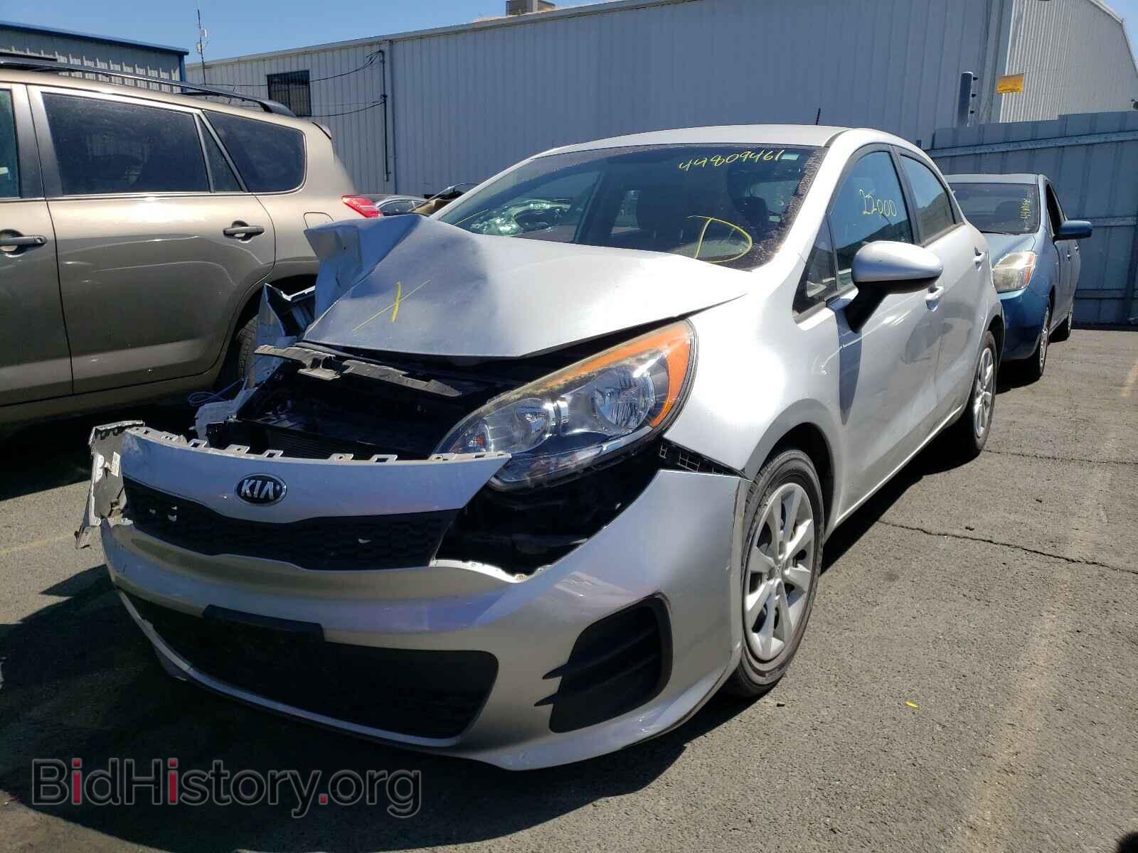 2016 KIA RIO - VIN: KNADM5A33G6621572 - Фото 2