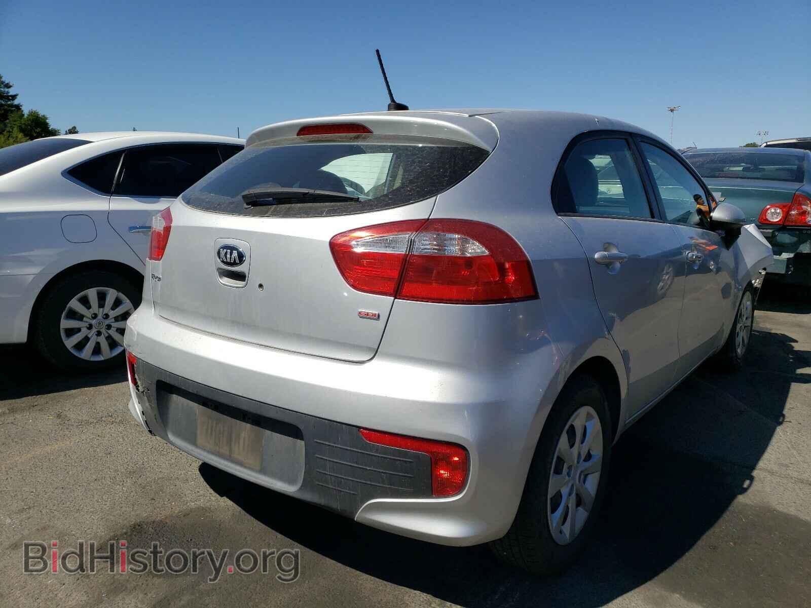 2016 KIA RIO - VIN: KNADM5A33G6621572 - Фото 4