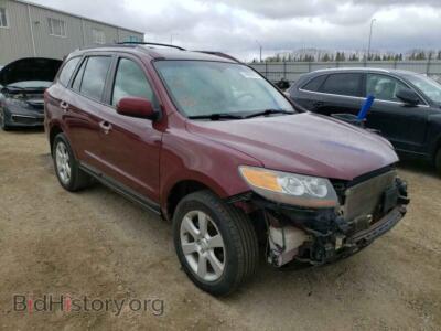 2007 Hyundai SANTA FE Santa FE S, красный — VIN 5NMSH73E77H117330, Copart