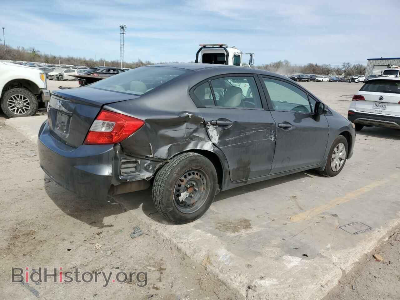 2012 HONDA CIVIC - VIN: 2HGFB2F5XCH568227 - Фото 3