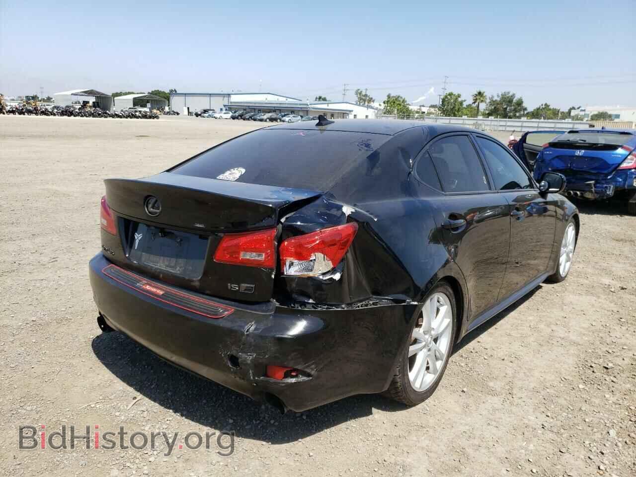 2007 LEXUS IS - VIN: JTHBE262X75012960 - Фото 4