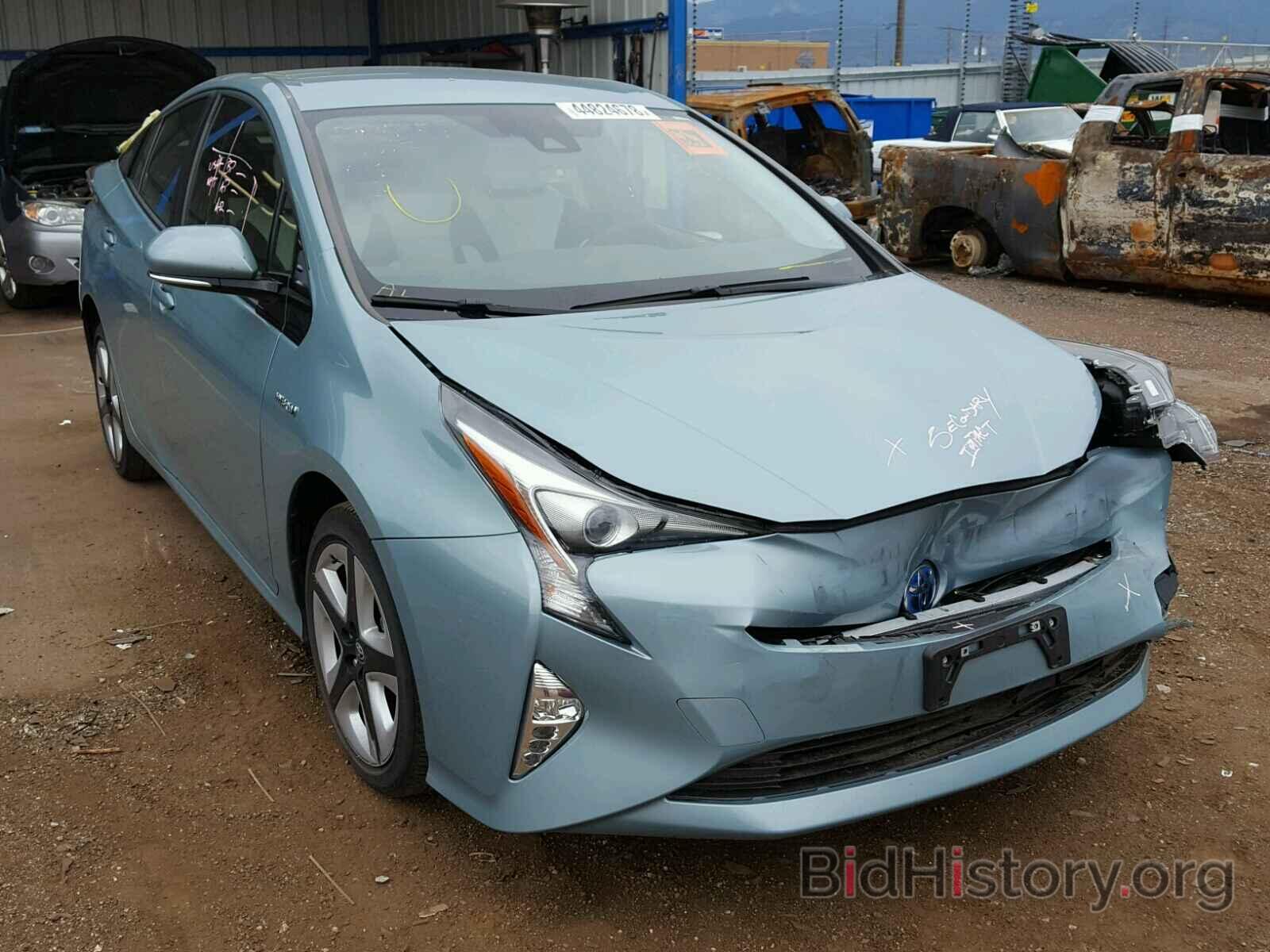 Photo JTDKARFU6G3014322 - TOYOTA PRIUS 2016