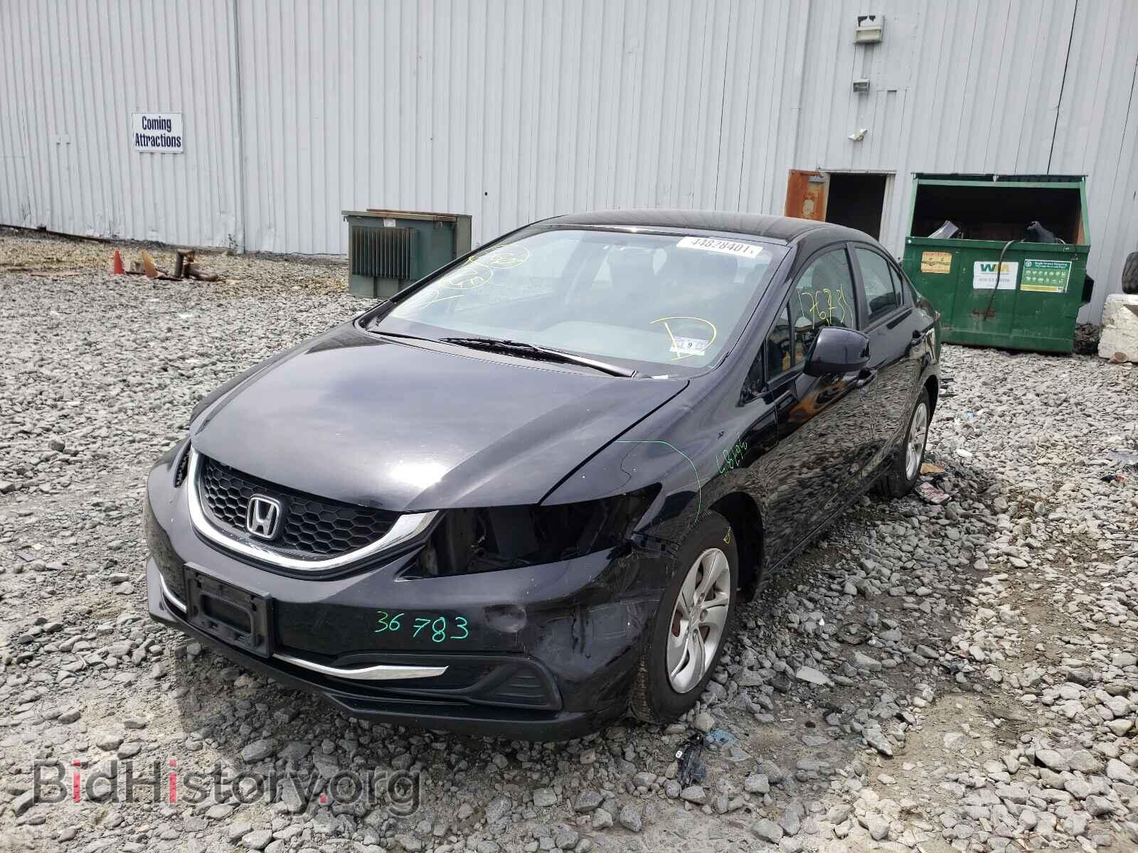 2013 HONDA CIVIC - VIN: 19XFB2F51DE259256 - Фото 2