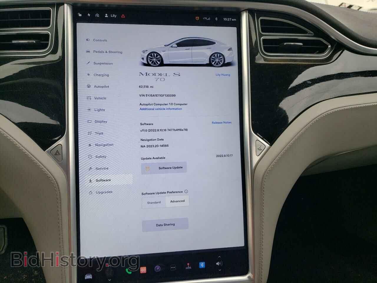 2016 TESLA MODEL S - VIN: 5YJSA1E11GF130099 - Photo 9
