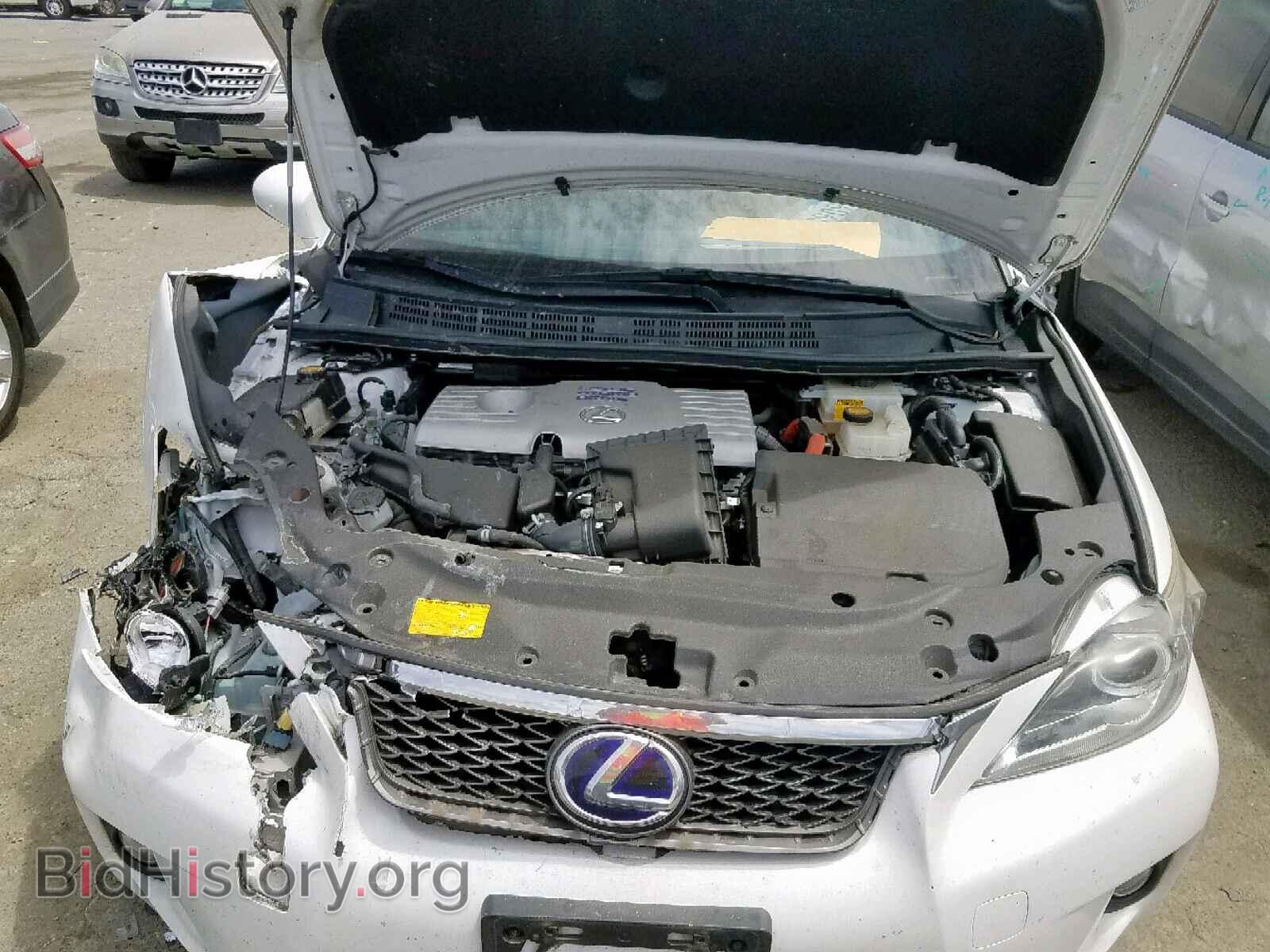 2012 LEXUS CT 200 - VIN: JTHKD5BH9C2122005 - Фото 7