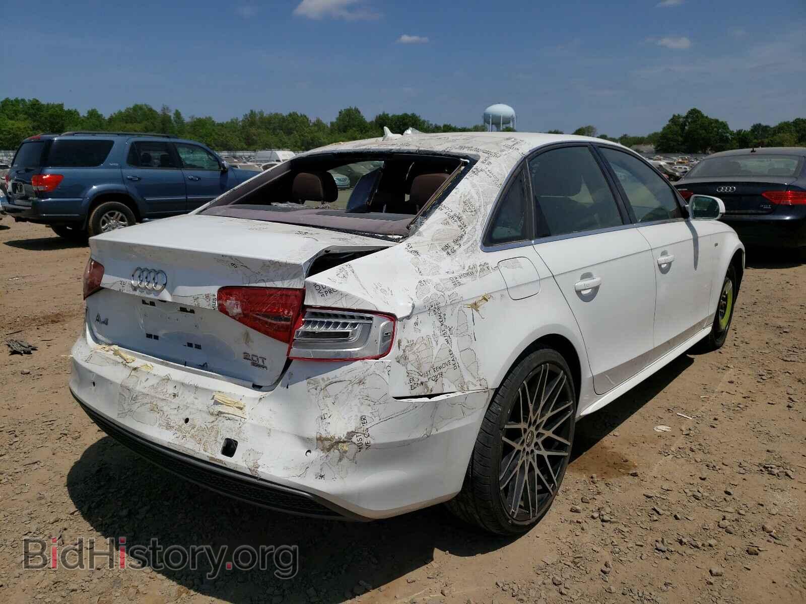 2014 AUDI A4 - VIN: WAUFFAFL2EN018247 - Фото 4