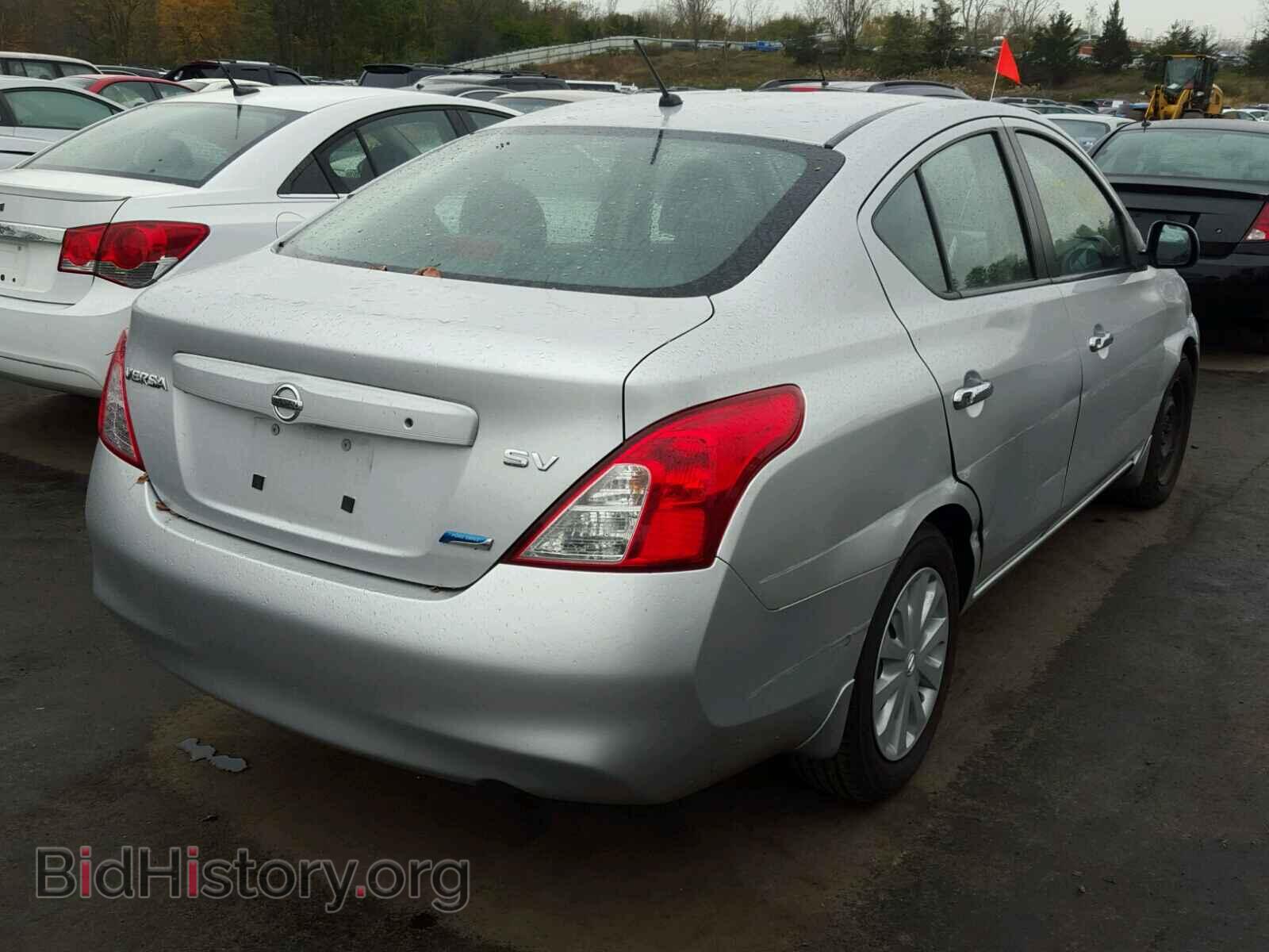 2012 NISSAN VERSA - VIN: 3N1CN7AP7CL843576 - Фото 4