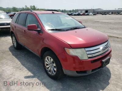 2008 Ford EDGE Edge SEL, red — VIN 2FMDK48C48BB28474, Copart