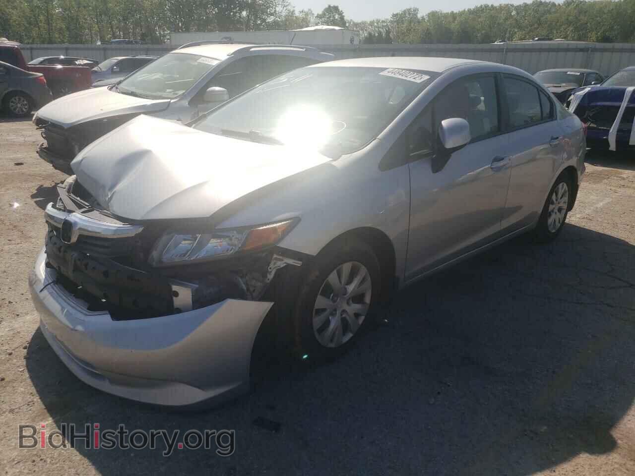 2012 HONDA CIVIC - VIN: 2HGFB2F54CH609502 - Фото 2