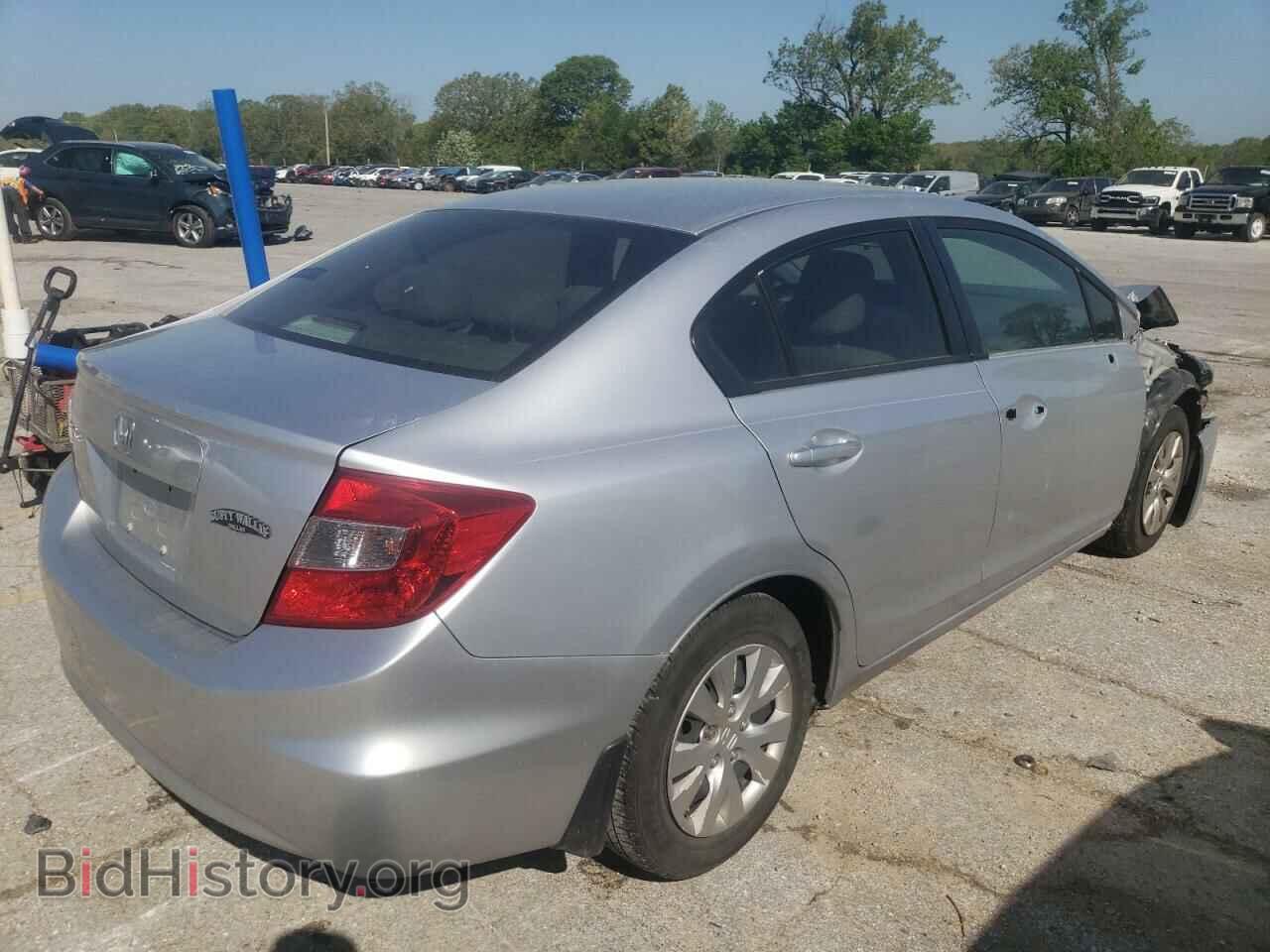 2012 HONDA CIVIC - VIN: 2HGFB2F54CH609502 - Фото 4