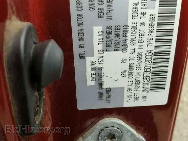 2006 MAZDA MIATA - VIN: JM1NC25F360120034 - Фото 10