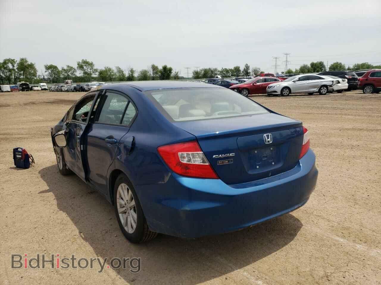 2012 HONDA CIVIC - VIN: 19XFB2F83CE019845 - Фото 3
