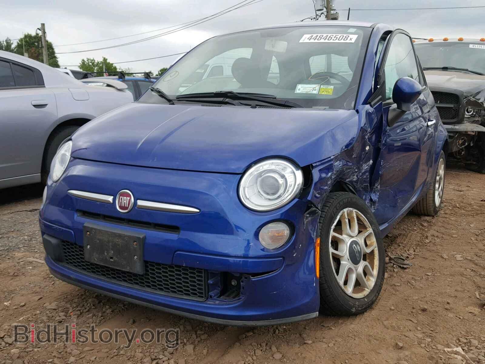 2012 FIAT 500 - VIN: 3C3CFFAR2CT292287 - Фото 2