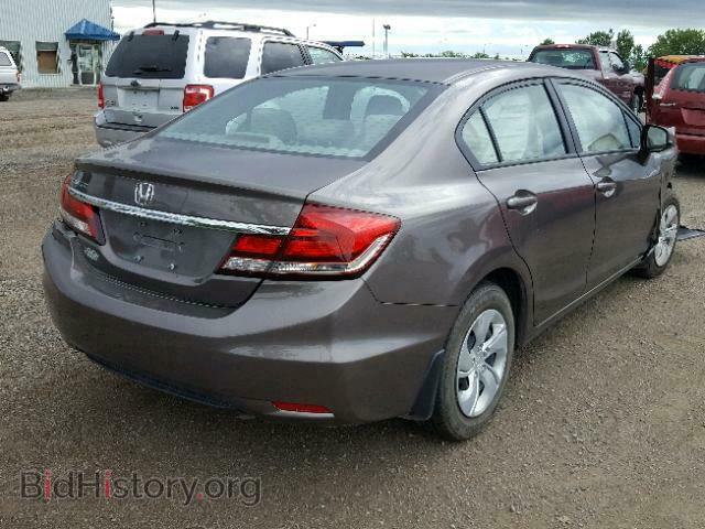 2013 HONDA CIVIC LX - VIN: 2HGFB2F44DH044192 - Фото 4