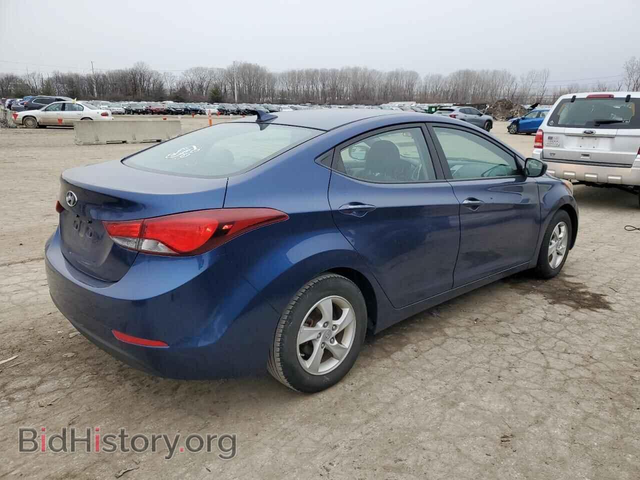 2015 HYUNDAI ELANTRA - VIN: 5NPDH4AE5FH650708 - Фото 3