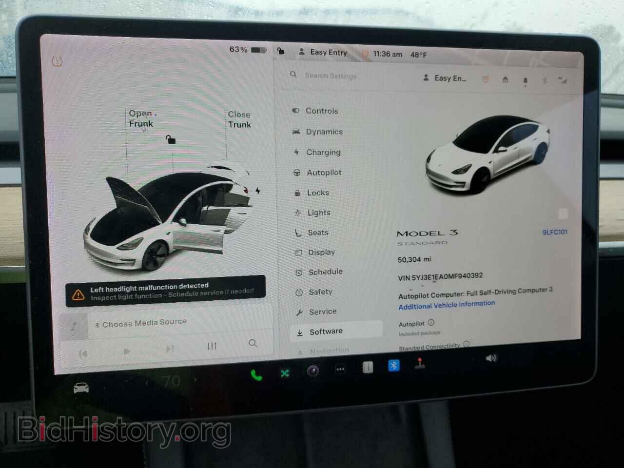 2021 TESLA MODEL 3 - VIN: 5YJ3E1EA0MF940392 - Photo 9