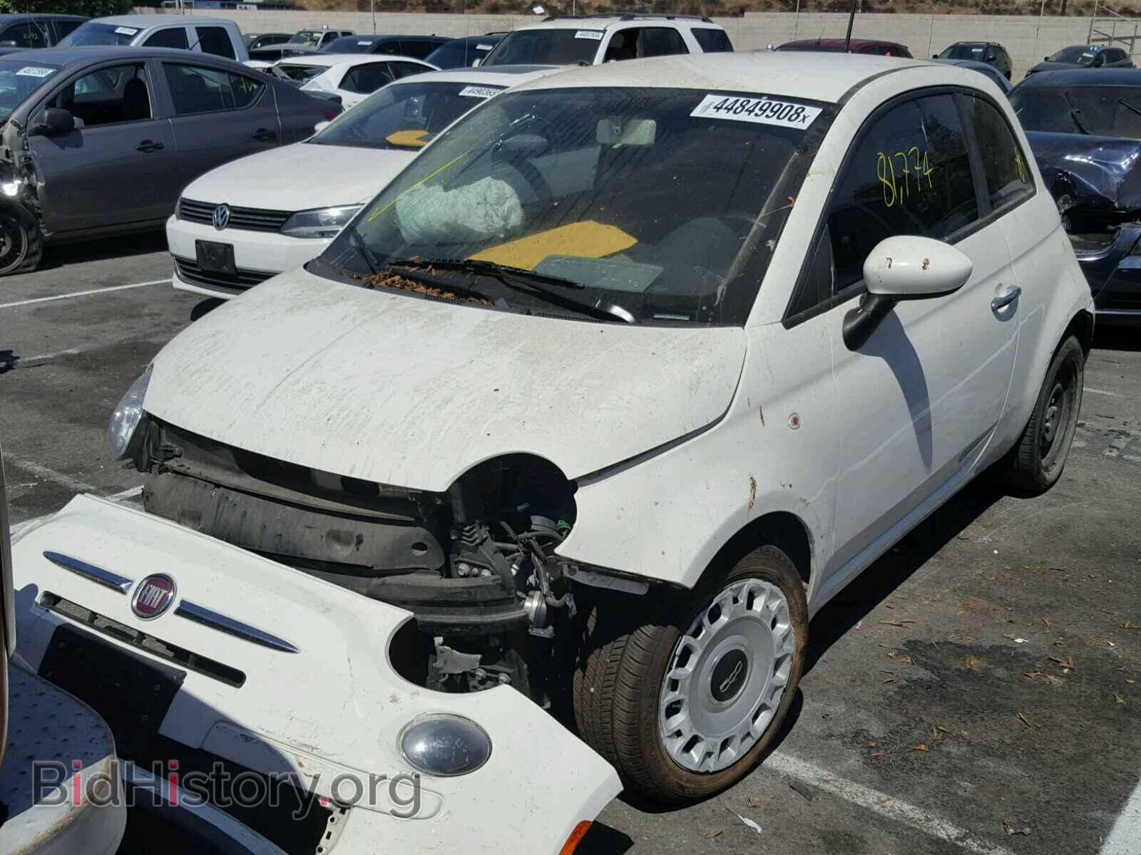 2012 FIAT 500 - VIN: 3C3CFFAR8CT330962 - Фото 2