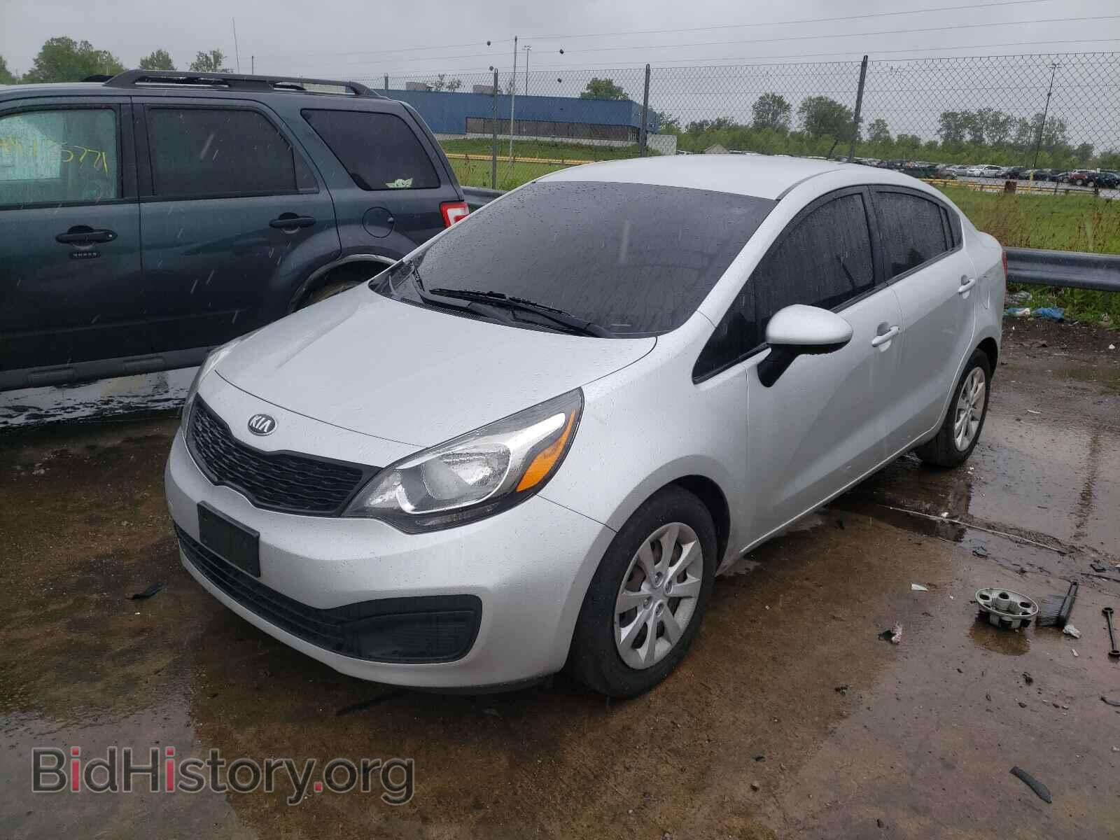 2014 KIA RIO - VIN: KNADM4A36E6375737 - Фото 2