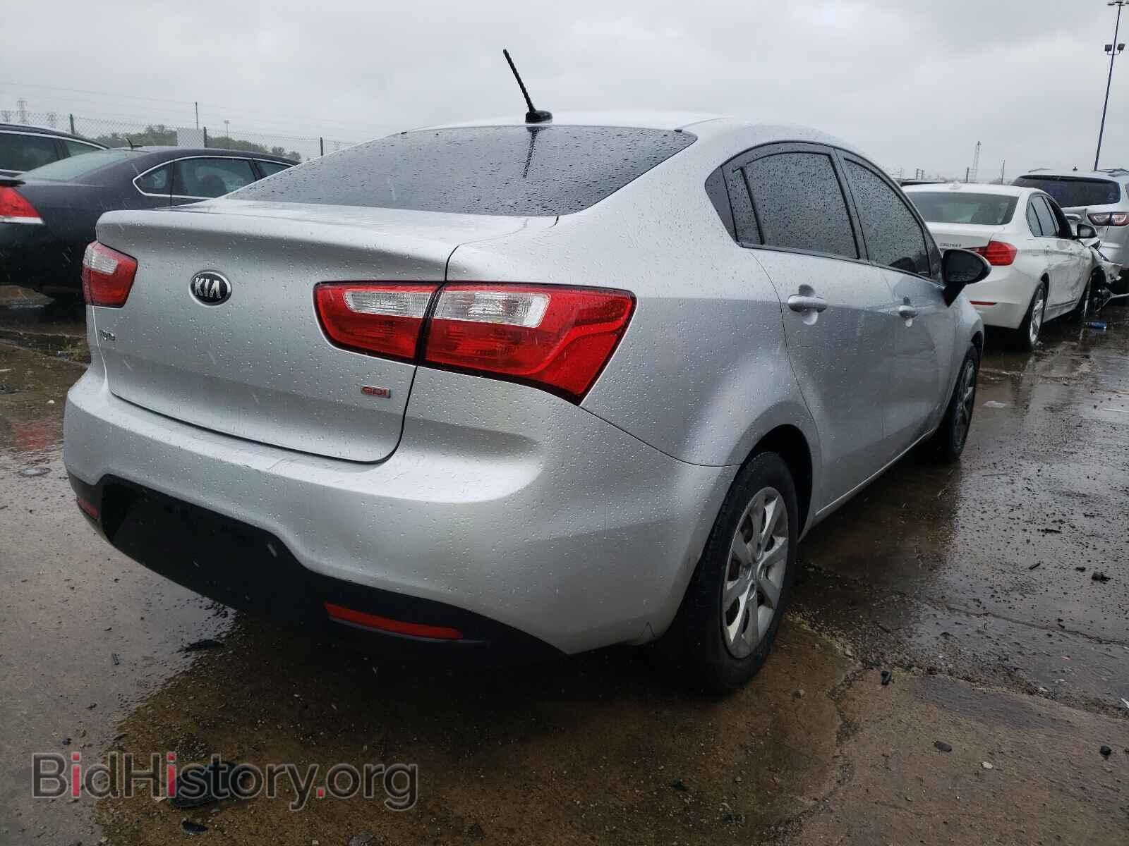 2014 KIA RIO - VIN: KNADM4A36E6375737 - Фото 4
