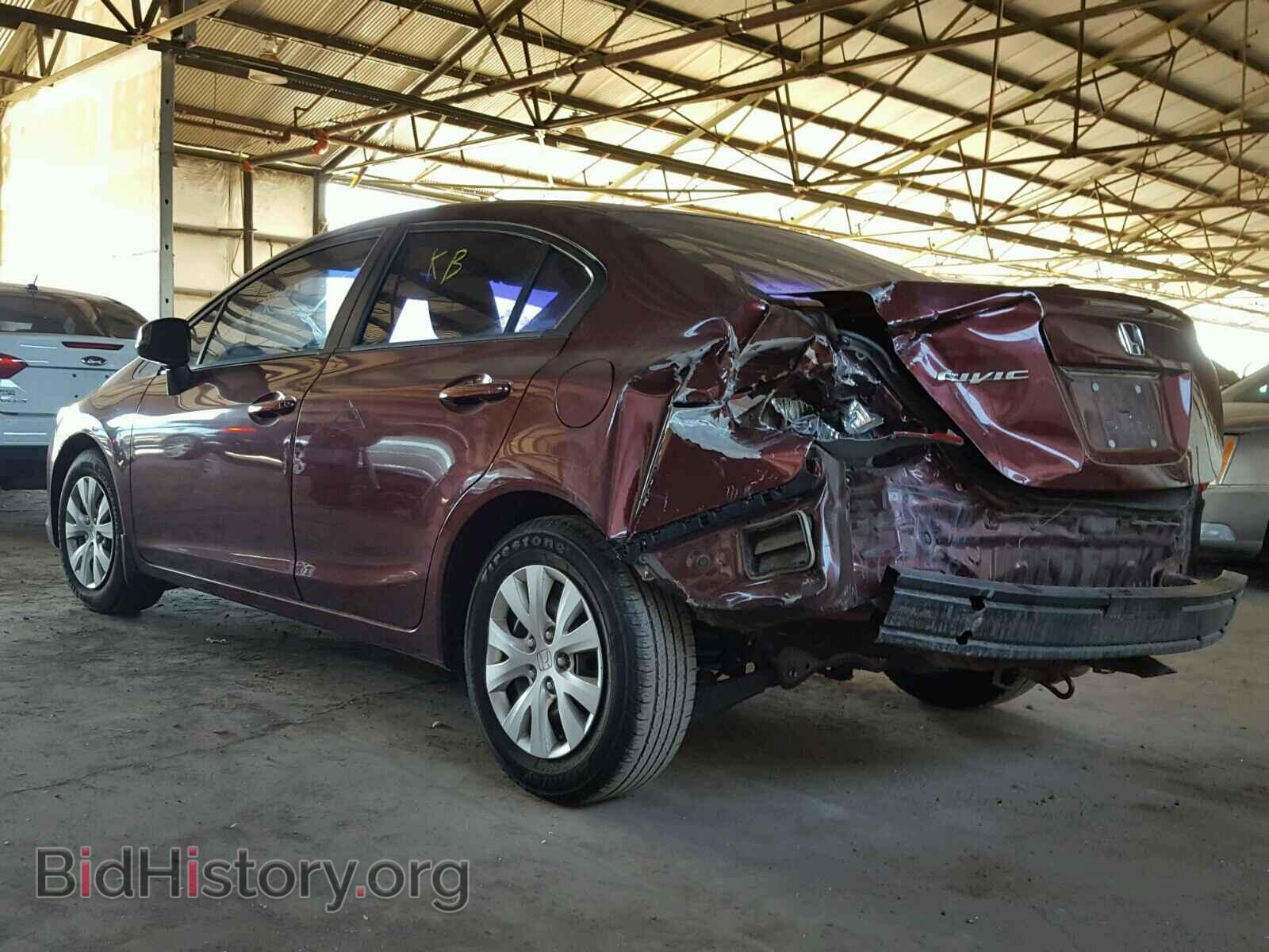 2012 HONDA CIVIC LX - VIN: 2HGFB2F5XCH569832 - Фото 3