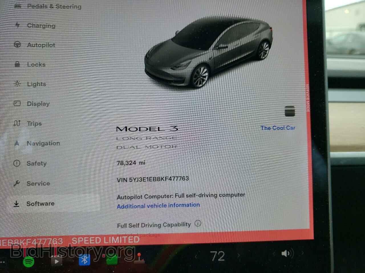 2019 TESLA MODEL 3 - VIN: 5YJ3E1EB8KF477763 - Фото 9