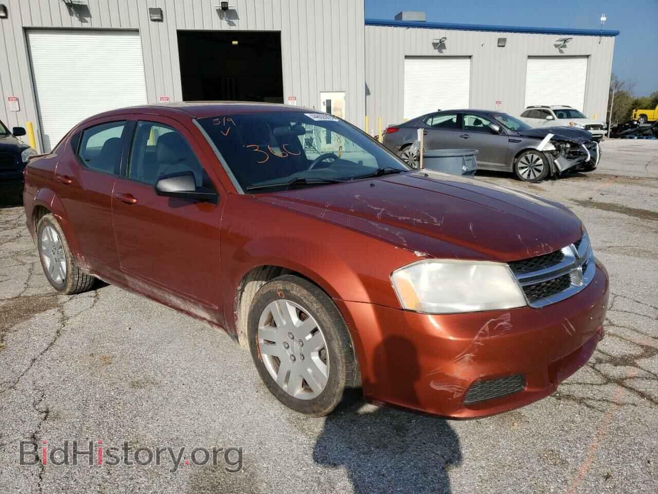 Photo 1C3CDZAB1CN247576 - DODGE AVENGER 2012