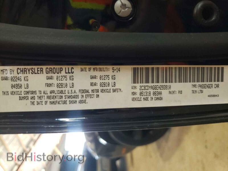 2014 Dodge CHALLENGER (VIN 2C3CDYAG6EH293910) — photo 10 of 10