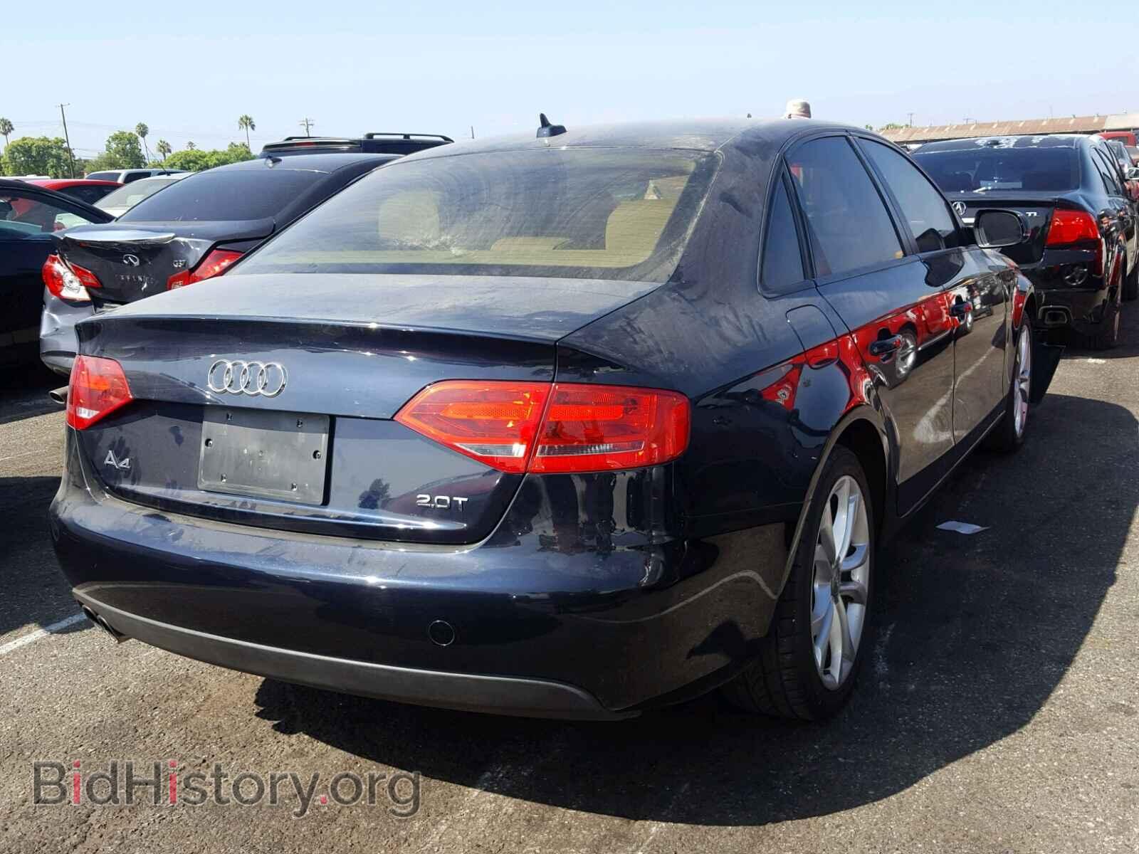 2011 AUDI A4 - VIN: WAUAFAFL8BN030019 - Фото 4