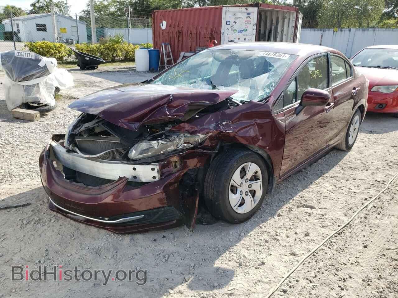 2015 HONDA CIVIC - VIN: 2HGFB2F44FH048150 - Фото 2