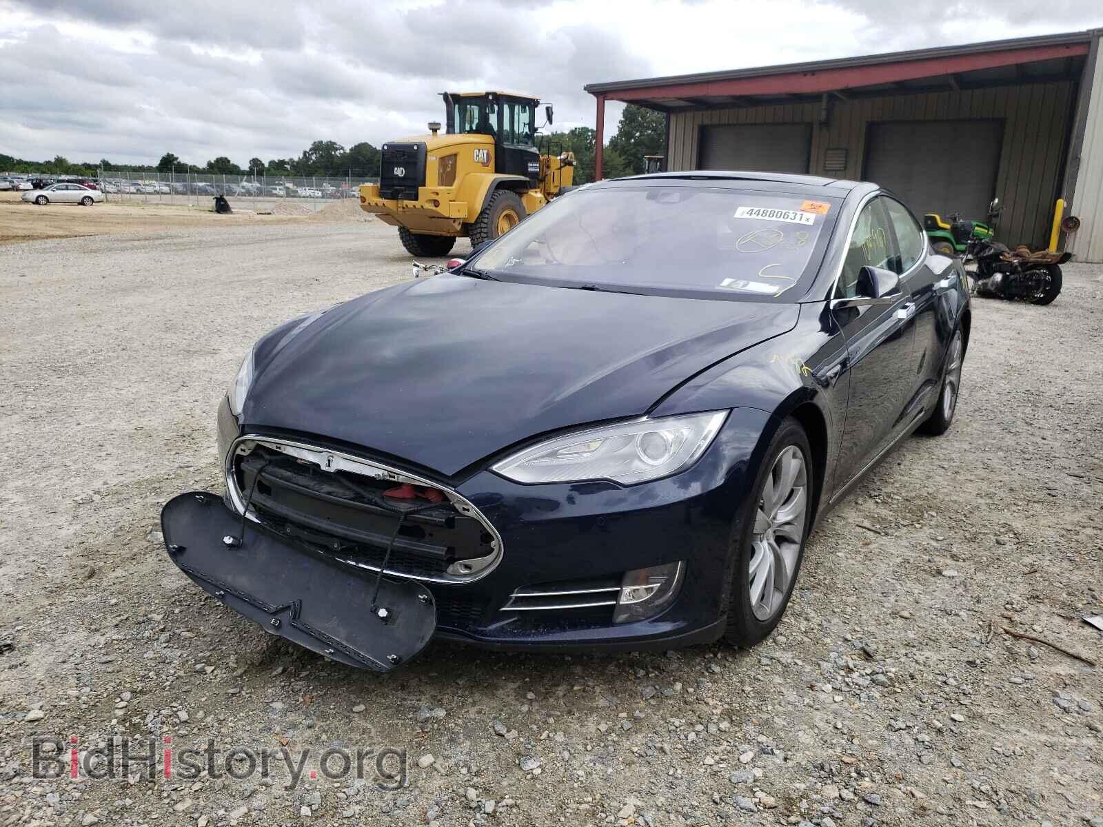 2014 TESLA MODEL S - VIN: 5YJSA1H16EFP57373 - Photo 2
