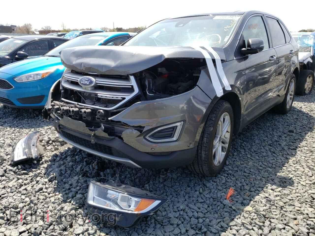 2015 FORD EDGE - VIN: 2FMPK4K97FBB00255 - Фото 2