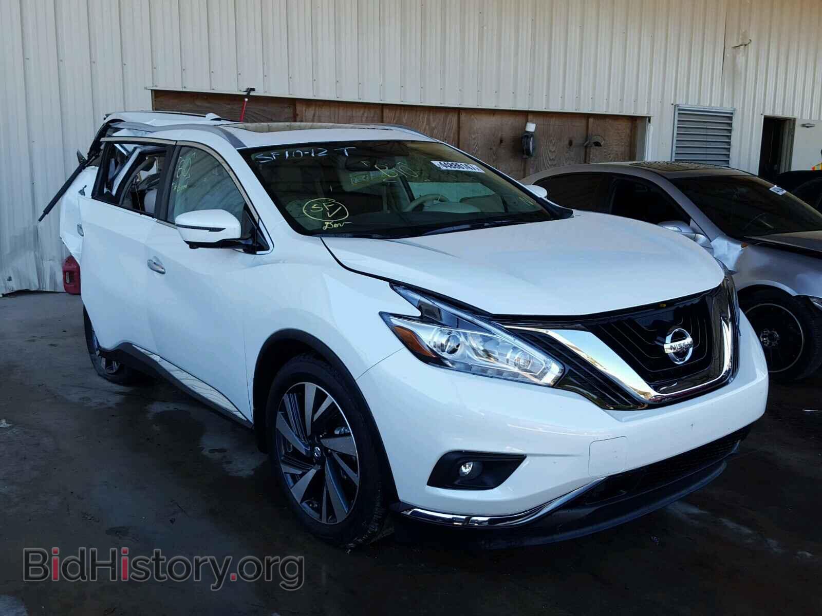 Photo 5N1AZ2MH3HN180106 - NISSAN MURANO 2017