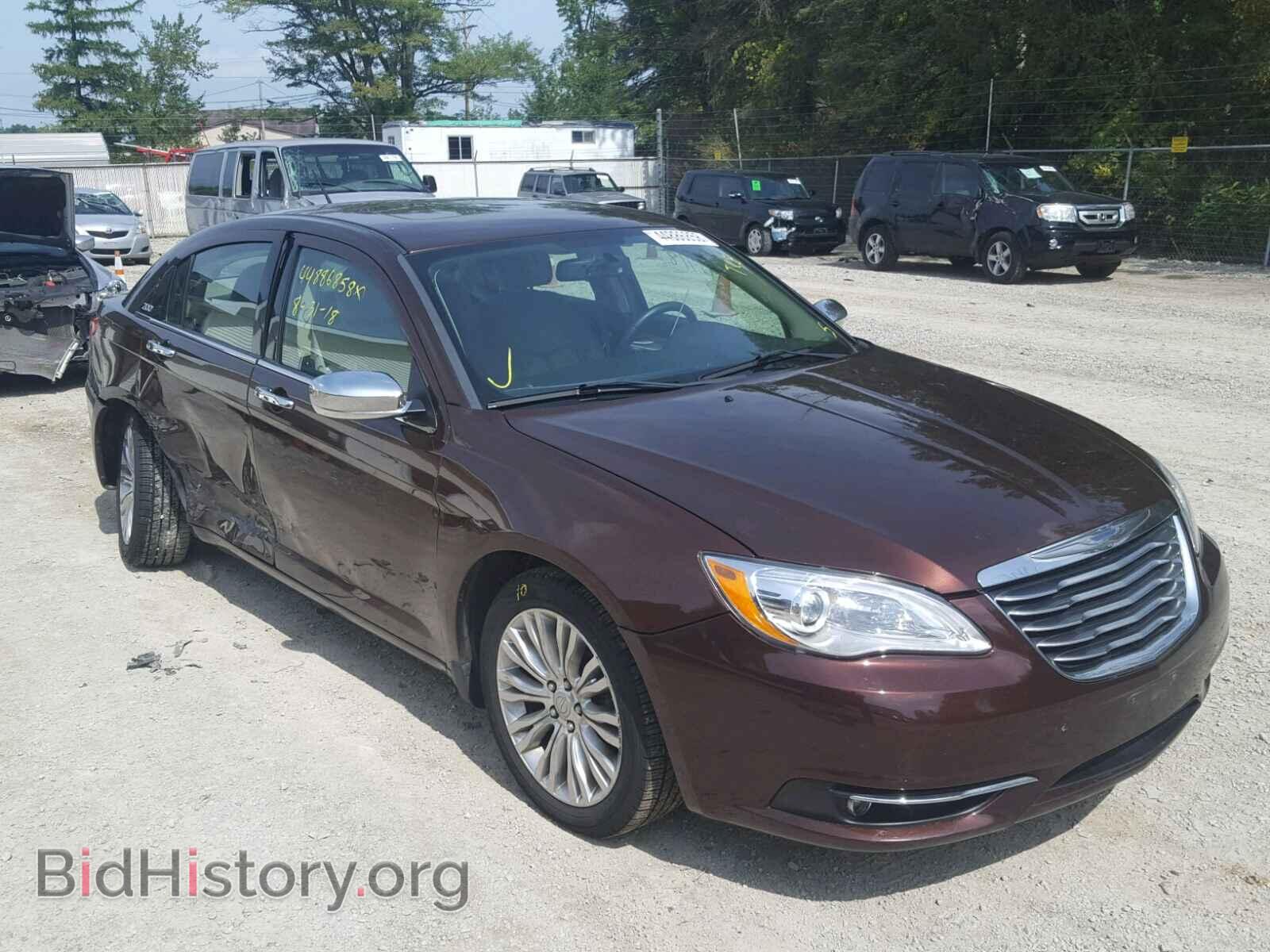 Фотография 1C3CCBCB4CN257557 - CHRYSLER 200 2012