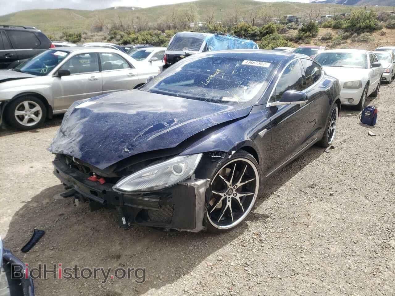 2014 TESLA MODEL S - VIN: 5YJSA1H18EFP61666 - Photo 2