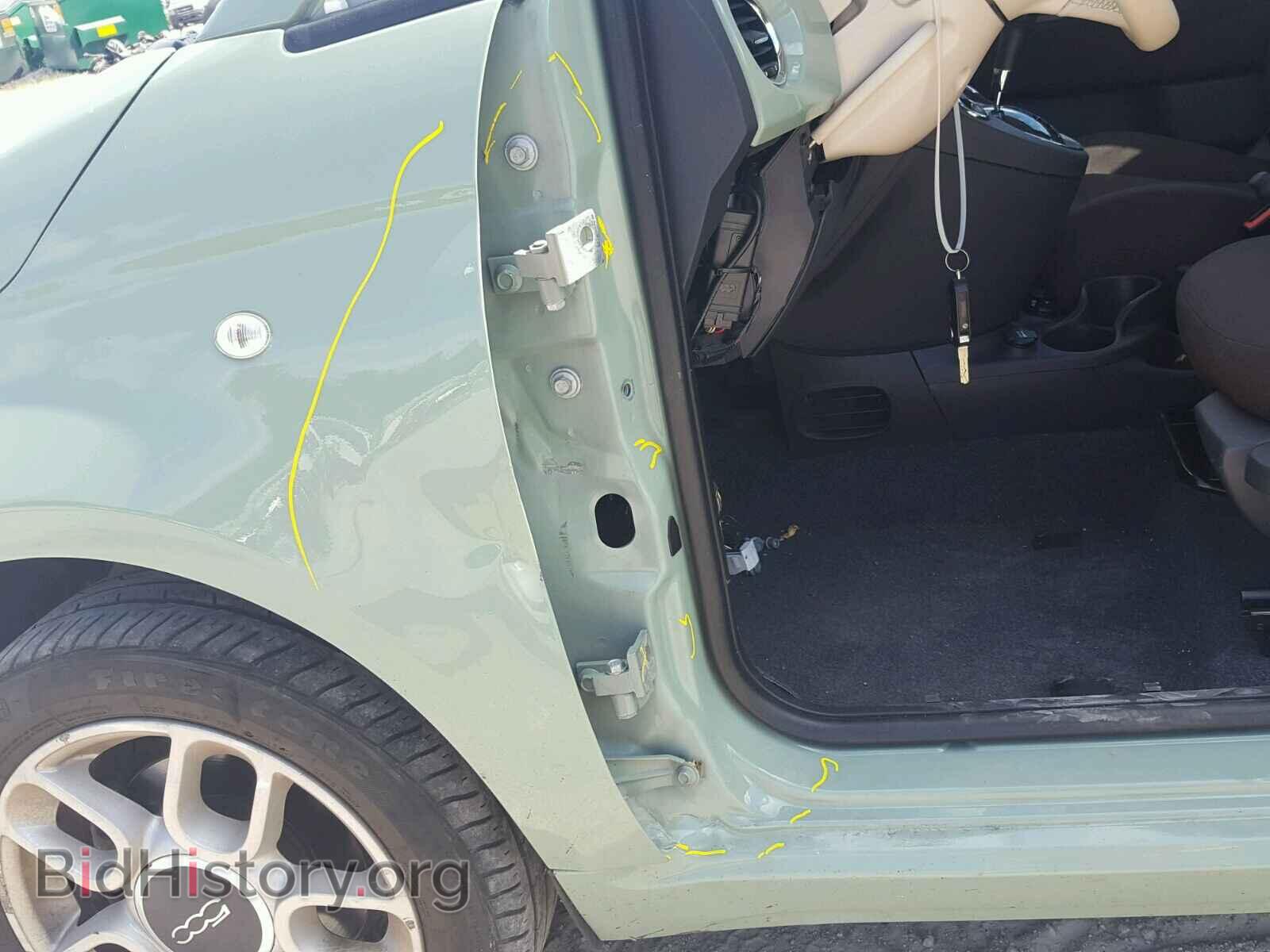 2015 FIAT 500 - VIN: 3C3CFFDR2FT663612 - Фото 9