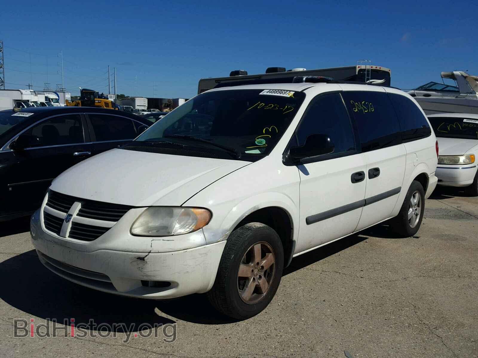 2007 DODGE CARAVAN - VIN: 1D4GP24R57B166921 - Фото 2
