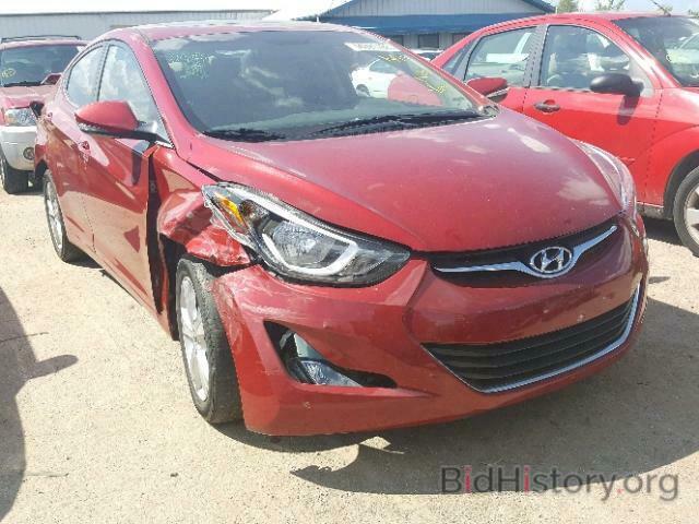 Photo KMHDH4AE4GU628542 - HYUNDAI ELANTRA 2016