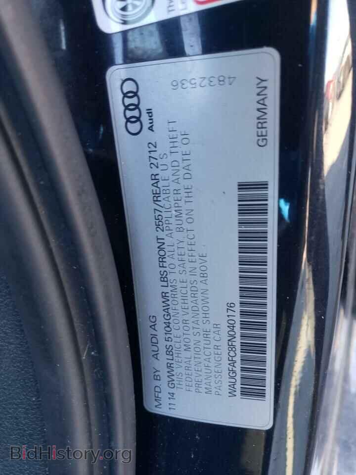 2015 AUDI A6 - VIN: WAUGFAFC8FN040176 - Фото 12