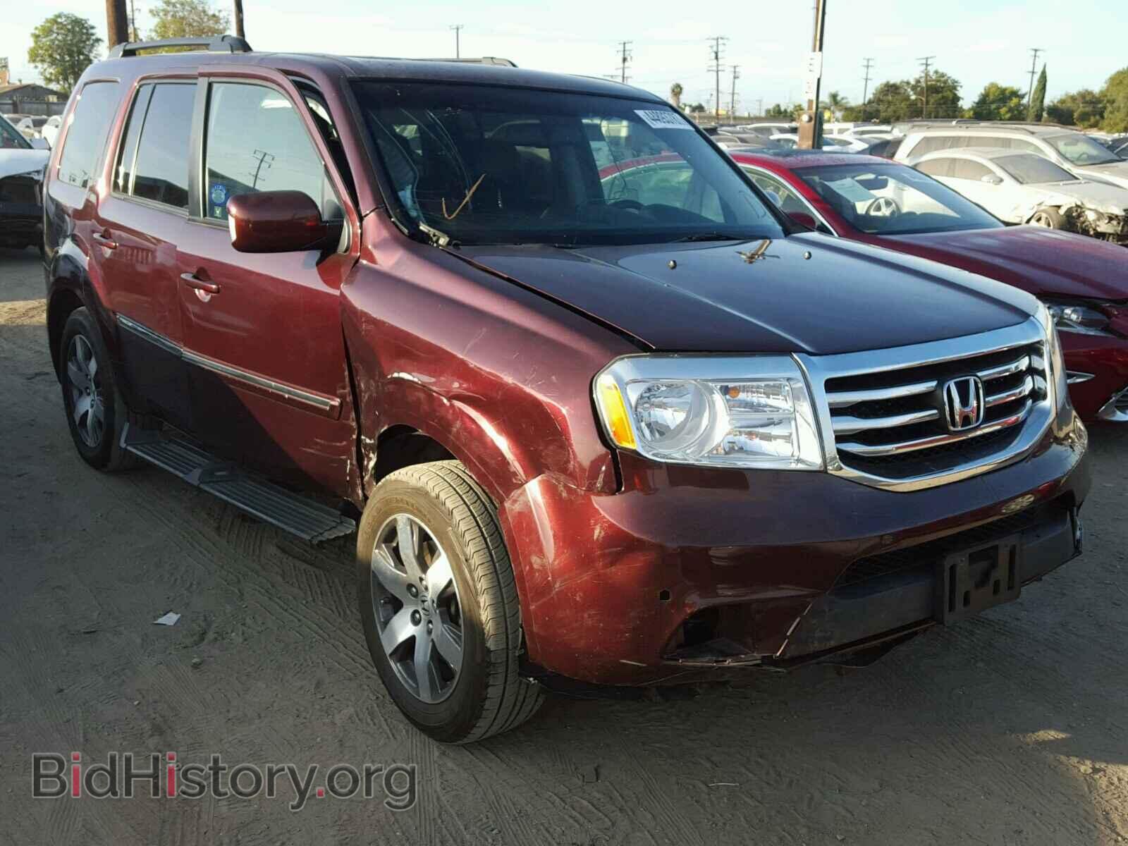 Фотография 5FNYF3H9XCB007596 - HONDA PILOT 2012