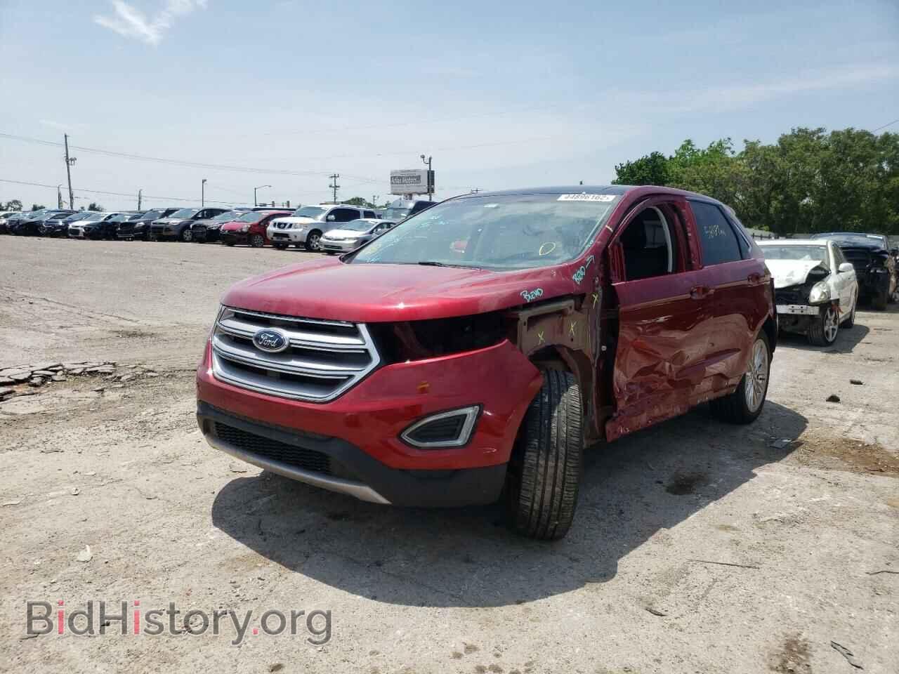 2017 FORD EDGE - VIN: 2FMPK4K8XHBB56345 - Фото 2